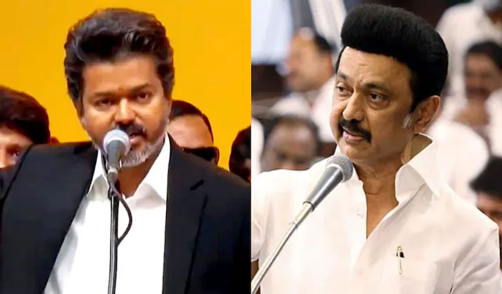 Vijay's "Where's Your Father" Jab Sparks DMK Calls For MK Stalin's Assembly Return