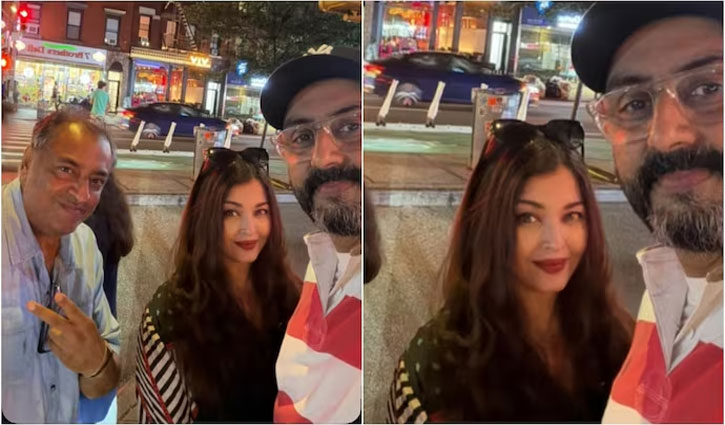 Abhishek-Aishwarya's New York selfie goes viral