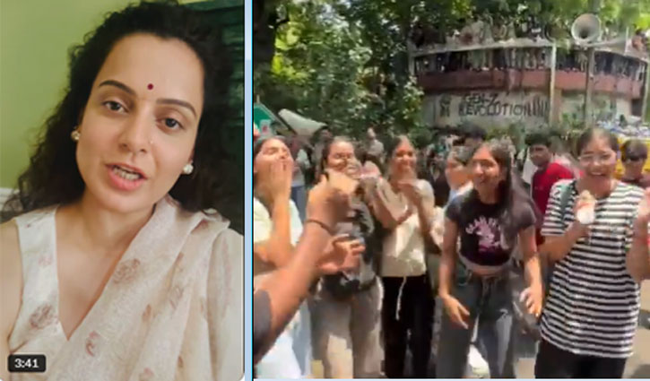 Inspired by PM Modi, Kangana Ranaut shares a selfie video and clarifies her controversial statement.