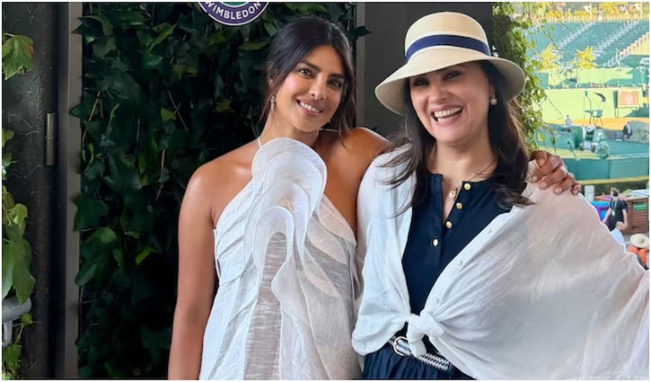 Priyanka Chopra and Lara Dutta seen together again after 22 years; meeting at Wimbledon revives memories of 'Andaaz'.