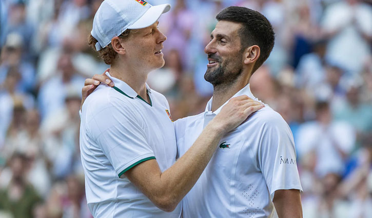 Jannik Sinner reaches Wimbledon final, calls Novak Djokovic a 'true inspiration'