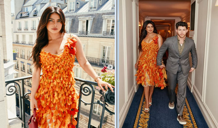Priyanka Chopra and Nick Jonas dazzled with their style at Paris Fashion Week.