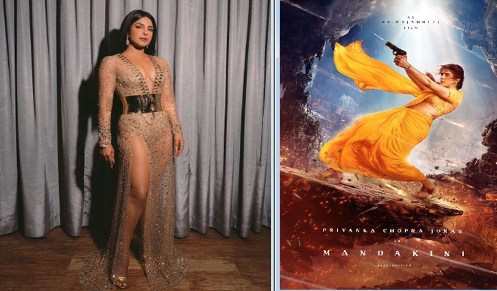 Priyanka Chopra promoted SS Rajamouli's Varanasi, describing the action film as a thrilling adventure.