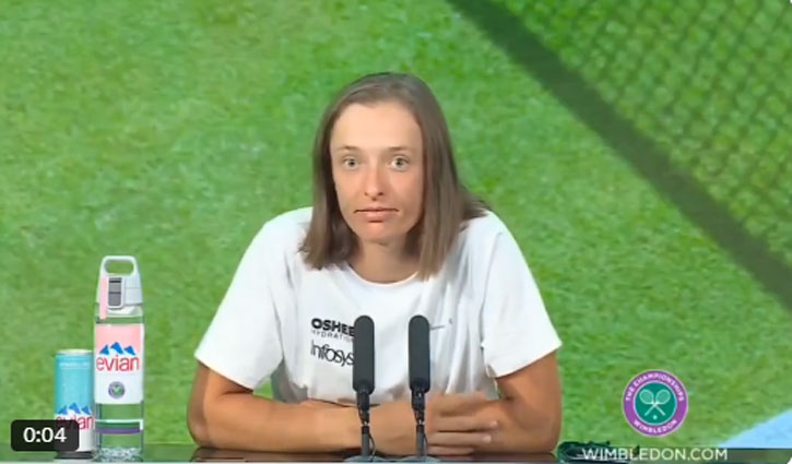 Defending champion Iga Swiatek out of Wimbledon; Philippines' Alexandra Eala wins in straight sets.