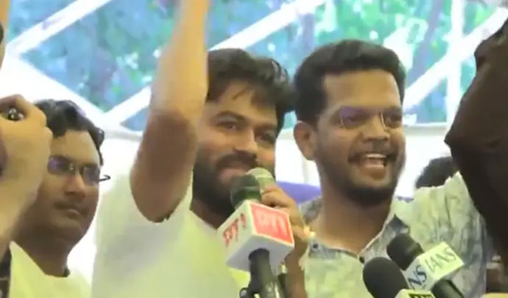 Abhijit Dipke described Education Minister Dharmendra Pradhan's resignation as a "victory for democracy."
