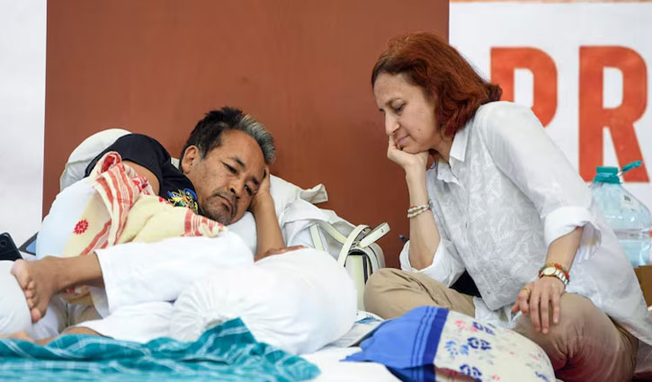 Sonam Wangchuk's wife, Gitanjali Angmo, appeals to the Delhi High Court, seeking an urgent hearing against police action.