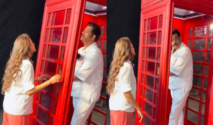 "I wanted to talk to Mom too..." Daughter Rivva creates a funny reel featuring Ravi Kishan; the video has gone viral on social media.