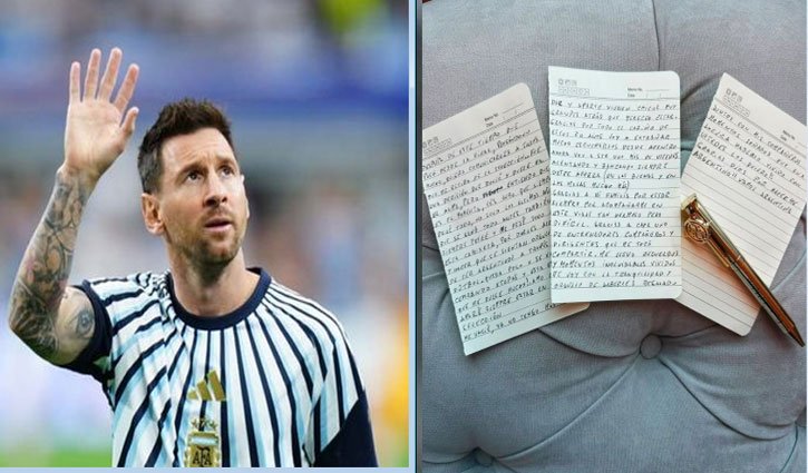 Upon retiring from international football, Lionel Messi said, "I have nothing left to give."