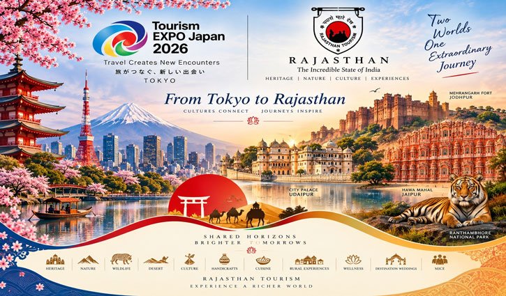 Rajasthan to be showcased in Japan; a panorama ranging from heritage to wildlife will be on displ