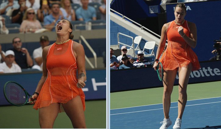 Aryna Sabalenka had a narrow escape, defeating Linda Noskova to reach the US Open semifinals