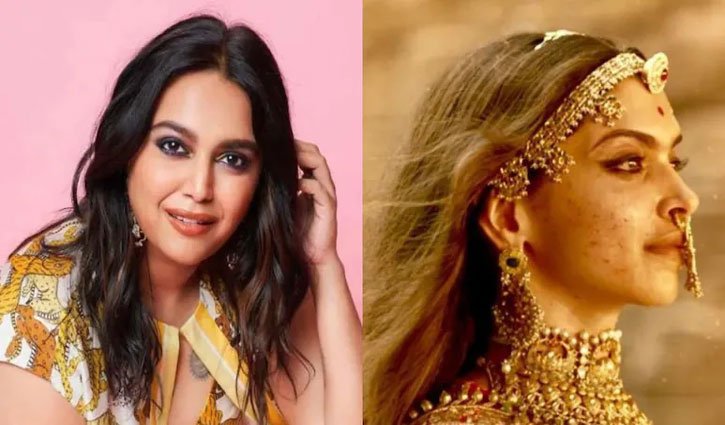 Swara Bhasker described the *Padmaavat* controversy as deliberately manufactured.