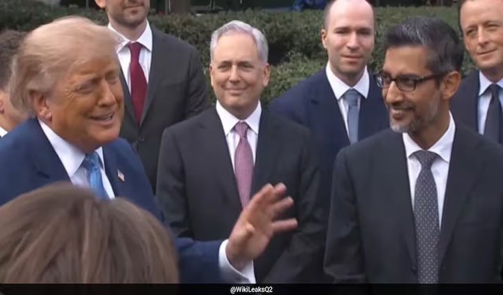 Meeting of AI company heads at the White House; Trump calls Sundar Pichai a ‘monster’