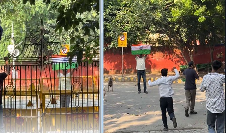 CJP worker Ajinkya Shinde and several other members were detained while trying to enter Jantar Mantar.