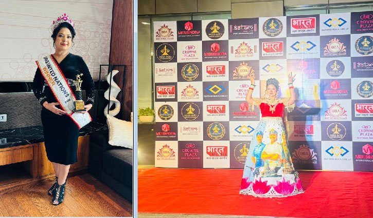 Won the crown, but won hearts through humanity! Dr. Shruti Neeraj Swalkhe brought glory to India at Mrs. United Nations 2026