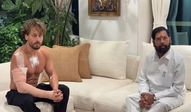 Following the attack, Eknath Shinde told an injured Tiger Shroff, "No gang will be spared."