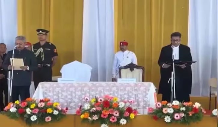 Amidst controversies, Dushyant Kumar Gautam took the oath as the 19th Governor of Sikkim