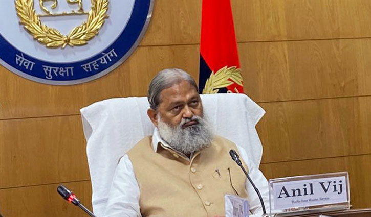 Communal violence in Nuh Haryana minister Anil Vij said, "It was a big game plan and pre-planned..."