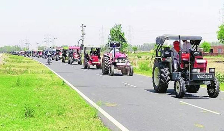 Farmers' tractor march today, possibility of heavy jam on Delhi-Noida border