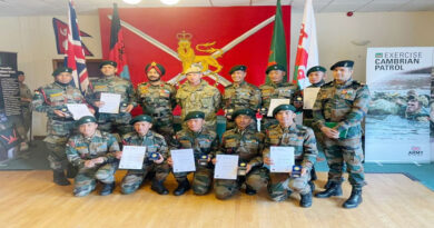 Indian Army team won gold medal in Cambrian Patrol exercise held in Brecon, Wales (UK)