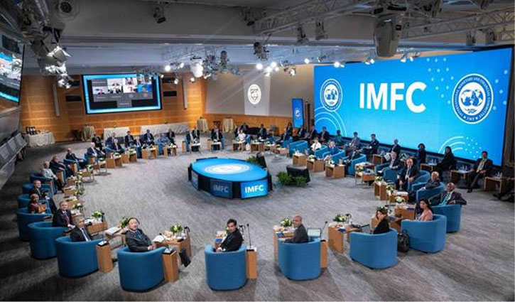 Finance Minister Nirmala Sitharaman attends IMF's International Monetary and Financial Committee meeting