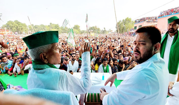 Lalu Yadav was seen in the old style in the election meeting, said a big thing for Nitish Kumar