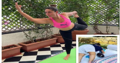On the picture of son Jeh doing yoga, Kareena Kapoor said, Yoga is in the family