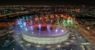 FIFA World Cup Qatar 2022 venue Al Thumana Stadium unveiled, Infantino calls it "artistic"