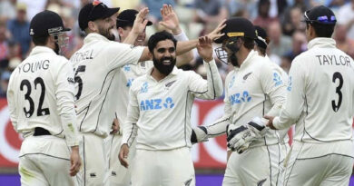 Mumbai Test: India's position strong despite New Zealand spinner Ejaz's historic feat