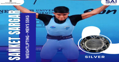 Sanket Mahadev won silver medal for India