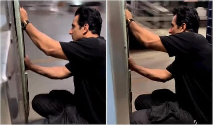 Sonu Sood traveled on the foot of a moving train, Northern Railway reprimanded