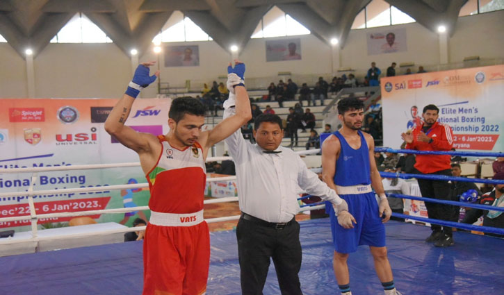 2022 Men's National Boxing Championships: Gaurav Solanki, Hassamuddin and Vishwamitra register victories on Day 2