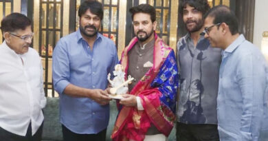 Chiranjeevi and Nagarjuna met Anurag Thakur in Hyderabad, talked about film industry