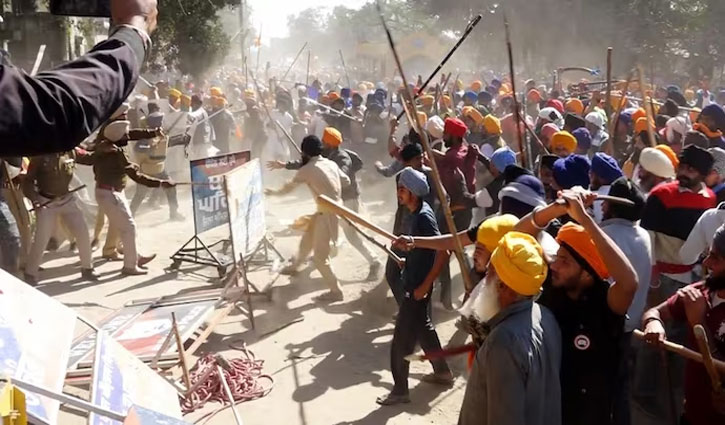 Aam Aadmi Party leader Aman Arora claims, "Amritpal Singh had reached the police station with 'Guru Granth Sahib', that's why the police was calm"