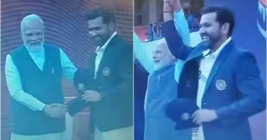 PM Modi gifts Test cap to Rohit Sharma