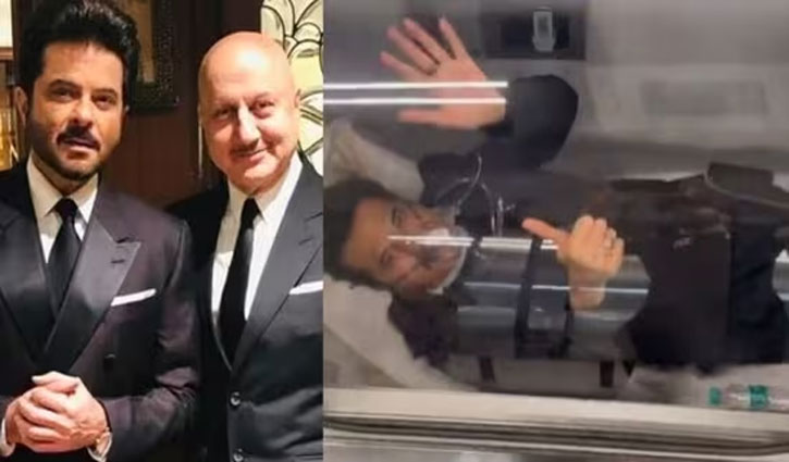 Anupam Kher's reaction on Anil Kapoor's oxygen therapy, 'not told you are going to the moon'