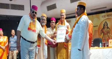 Educationist Dr Birbal Jha honored with Maa Janki Award