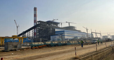 Godda power plant providing power to Bangladesh