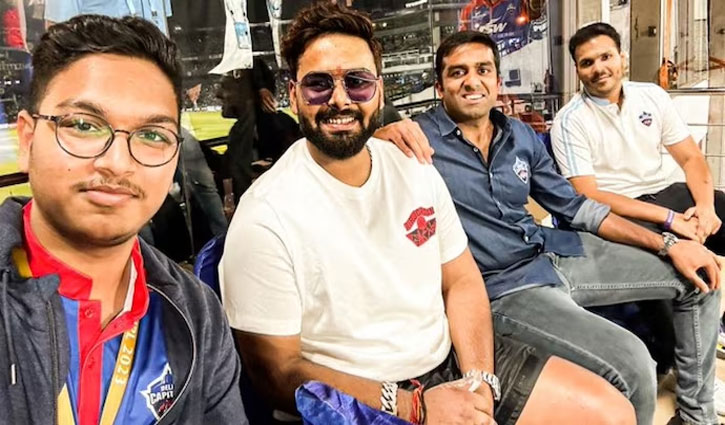 IPL 2023: Rishabh Pant reached the stadium for the first time after the accident, boosted the spirits of Delhi Capitals