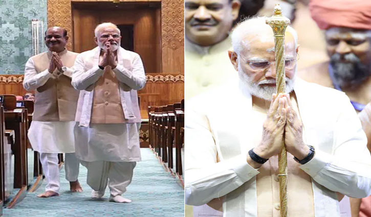 PM Modi inaugurates new Parliament building after puja, Sengol ceremony amid opposition boycott