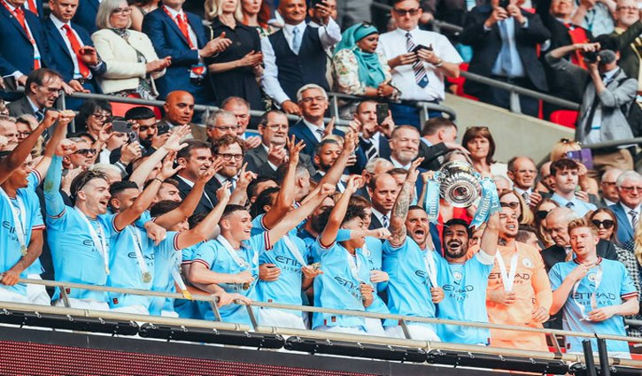Manchester City beat United to win the FA Cup for the seventh time at the historic Wembley ground