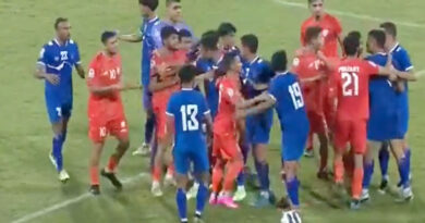 Indo-Nepal football players clash on the field, video viral
