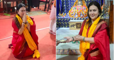 Sita Deepika Chikhaliya of Ramayana serial visited Ram Lala in Ayodhya temple