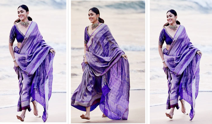 First look of '#Nani30' released, Mrunal Thakur slays in a traditional saree
