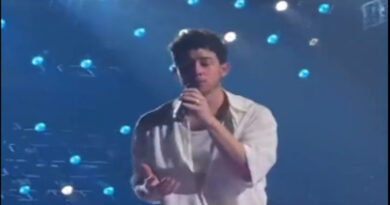 Actor and singer Nick Jonas fell off the stage during the concert, video goes viral