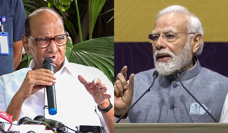 Prime Minister Modi and Sharad Pawar shared the stage, the two leaders had a "candid" conversation