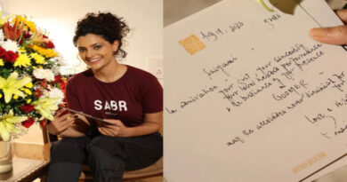 Saiyami Kher overwhelmed after receiving Amitabh Bachchan's handwritten letter, shared an emotional post