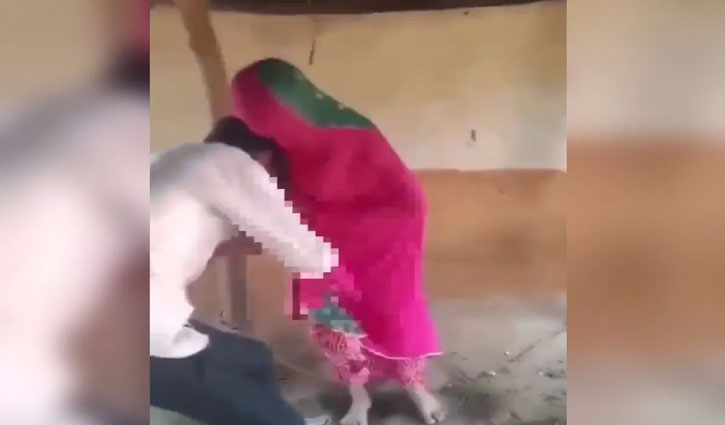 Shameful incident in Rajasthan; Husband strips woman and parades her around on charges of love affair, 9 arrested
