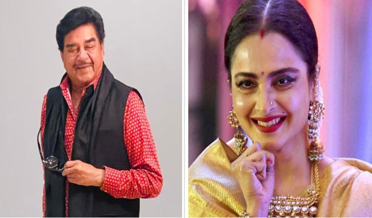 Rekha touched Shatrughan Sinha's feet, video goes viral