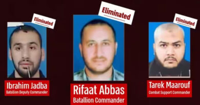 3 top commanders of Hamas, considered most important, were killed in the attack by Israeli fighter planes.