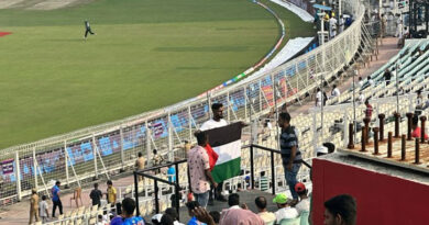 Kolkata: Palestinian flag waved during Cricket World Cup match, 4 arrested